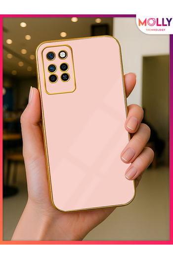 Molly Luxury Silicone Case with Black Edges and Gold Detail for Infinix Note 10 Pro