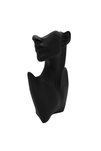 velve Bust-shaped accessory stand, Black, Black