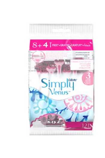 Gillette Gillette Venus Venus Razor 8 Pieces 4 Free Pink