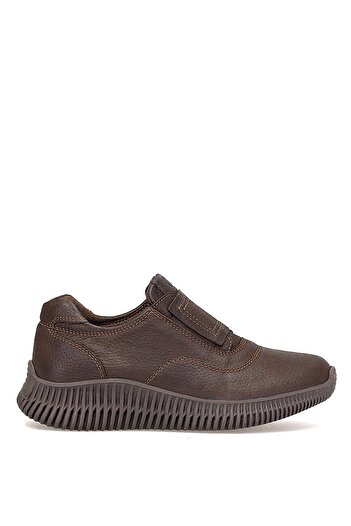 Mammamia D25Ka-3475 Women's Genuine Nubuck Leather Casual Shoes Brown