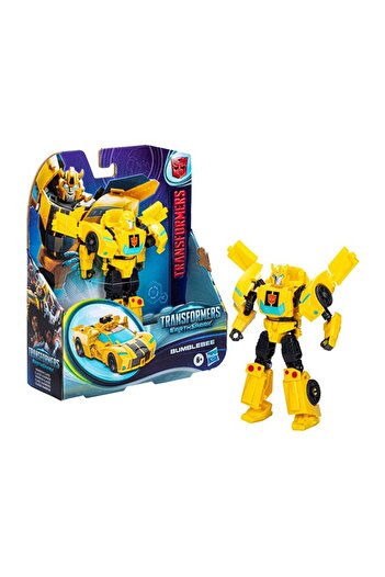Hasbro - TRANSFORMERS EarthSpark Warrior Class Bumblebee 5-Inch Robot Action Figure, Converts in 19