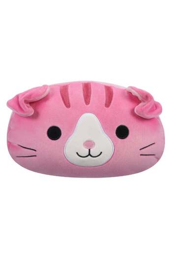 Squishmallows 12-Inch Medium Plush Geraldine Pink Scottish Fold Cat Stackables Kellytoy Plush Toy, M