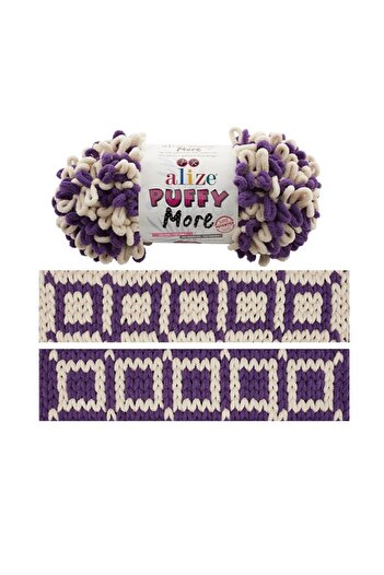 Alize Puffy More Hand Knitting Yarn, Blanket, Baby Products 6451