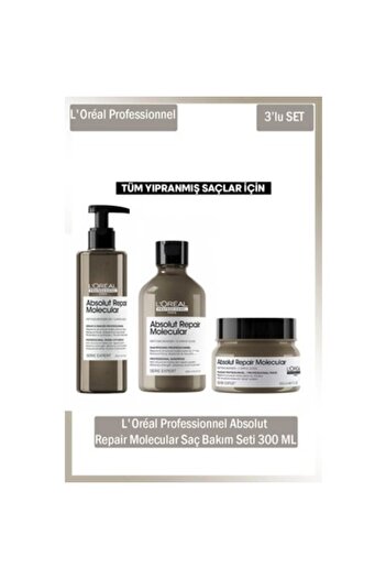 L'oreal Professionnel L'Oréal Professionnel Absolut Repair Molecular 300 ml Saç Bak