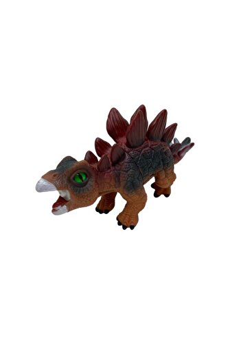 P Parla Soft Dinosaur with Neon Eyes 24 Cm -LD6206B-Stegosaurus (Lisinya)