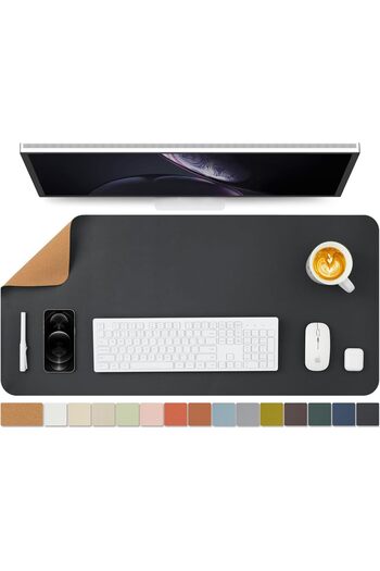 Generic Dual-Sided Desk Mat | Cork & PU Leather, Waterproof, Multiple Sizes, Stylish, Durable