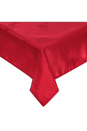 Vervo.ro pentru minți curioase Christmas tablecloth, 180x140 cm, Burgundy