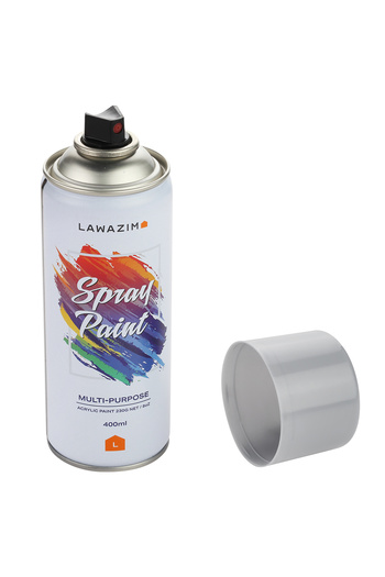 Lawazim Spray Paint - Multi Surface 400ml Quick-Drying Paint for Indoor and Outdoor Use