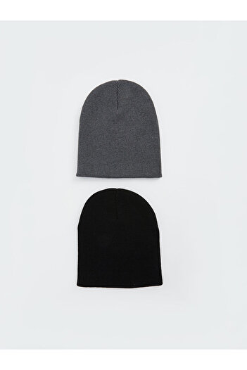 LC Waikiki Create Your Style from Uzg Store |   Basic Men's Beret 2-Pack