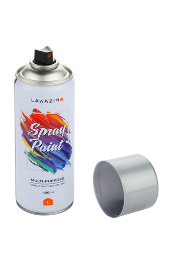 Lawazim Spray Paint - Multi Surface 400ml Quick-Drying Paint for Indoor and Outdoor Use