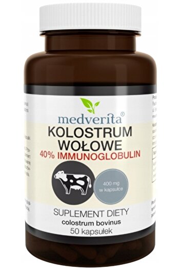 Other MEDVERITA Bovine colostrum 400 mg 40% IMMUNOGLOBULIN BOVE SERAGE 50 caps