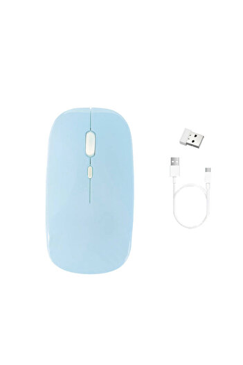 Other Wireless Bluetooth Computer Mouse with Radio Band - CTMM (Blue)