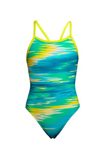 FUNKİTA Ss Nord Stream Girls' Thin Strap Swimsuit |   Colorful and Comfortable Design