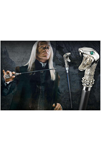 THK Lucius Malfoy Wand, Steel, Classic, Black, THK®