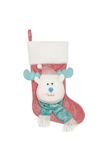 OEM Christmas Decorative Sock, Ideal for Gifts, With Hanger, For Decorating The House, Fireplace, Reinde