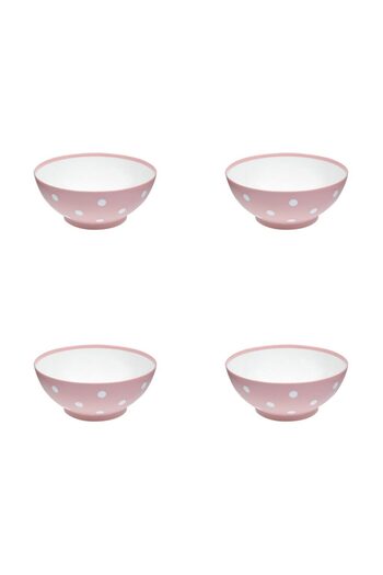 Vervo.ro pentru minți curioase Set of Bowls, 4 pieces, 350 ml, Plastic, Pink