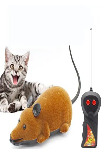 THK interactive toy, Mouse with remote control, Brick, 15 cm