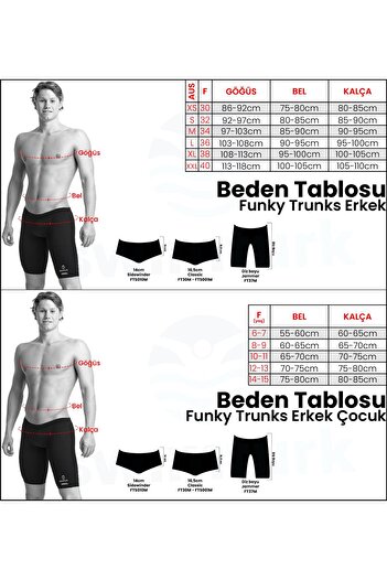 Funky Trunks Jam Blue Viper Boys' Training Swim Trunks, Knee-Length Jammer