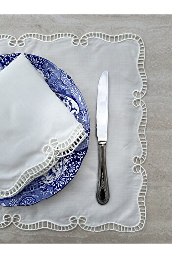 Matis Home Line White Business 2-Piece Napkin Set