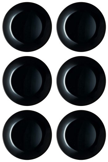 Vervo.ro pentru minți curioase Set of 6 Black Opal Fruit Plates, 18 cm