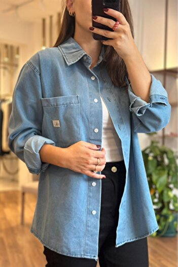 Unique Boutique Light Blue Denim Shirt