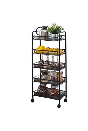 Choice 5-Tier Multi-Purpose Mesh Storage Cart
