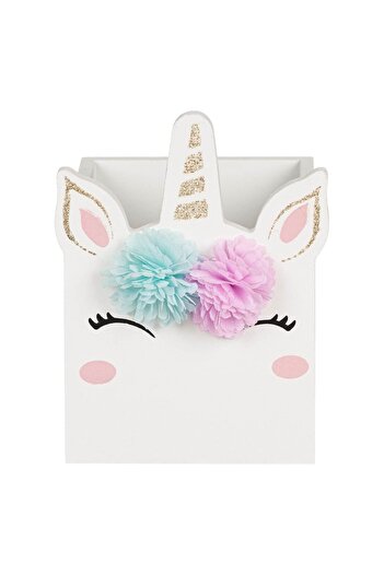 OEM Decorative Wooden Box Unicorn 10x10x14cm