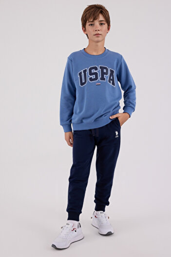 U.S. Polo Assn. Uspa Printed Boys' Tracksuit Set – Relaxed Fit, Sporty Style