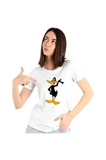 OEM Women's T-Shirt Black Duck Daffy Duck