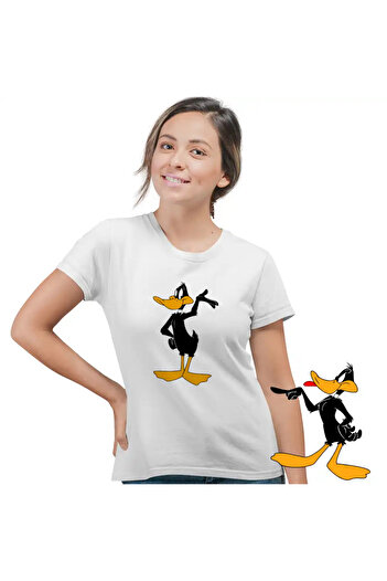 OEM Women's T-Shirt Black Duck Daffy Duck