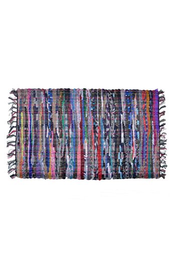 OEM Woven Colorful Cotton Rug 80x50cm