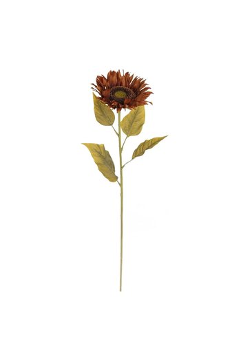 OEM Floare Artificiala cu Tulpina Lunga Floarea Soarelui Maro 98cm