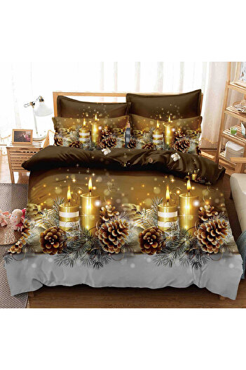 OEM Bed Linen with Elastic 180x200 Santa Claus Jolly V29, 6 Pieces (Fine)