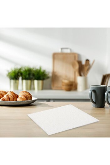 OEM 2-Ply White Table Napkins 33x33cm - 30pcs