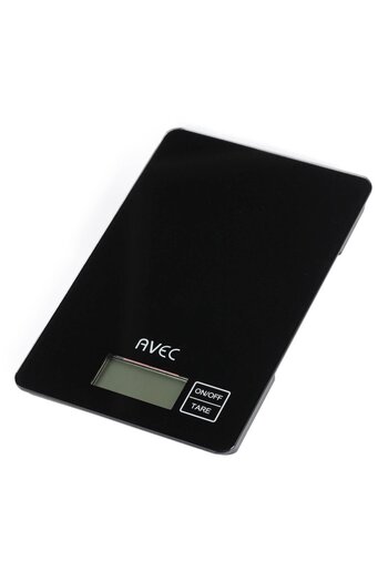 OEM Electronic Kitchen Scale LCD with Glass 8kg Black