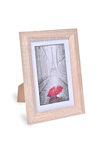 OEM Decorative Photo Frame Wood Effect Pattern 10x15cm