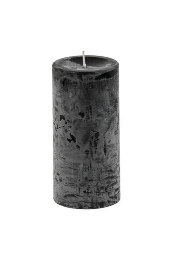 OEM Black Scented Candle with Eucalyptus Aroma Ø6.5x14cm