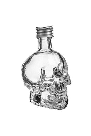 OEM Skull Shaped Bottle with Metal Cap 50ml