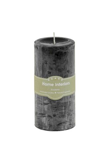 OEM Black Scented Candle with Eucalyptus Aroma Ø6.5x14cm