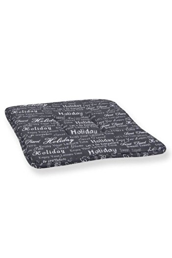OEM Grey Chair Cushion Messages 38x38cm