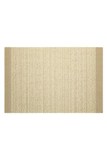 OEM PVC Plate Holder Beige Gold Lurex Christmas 45x30cm
