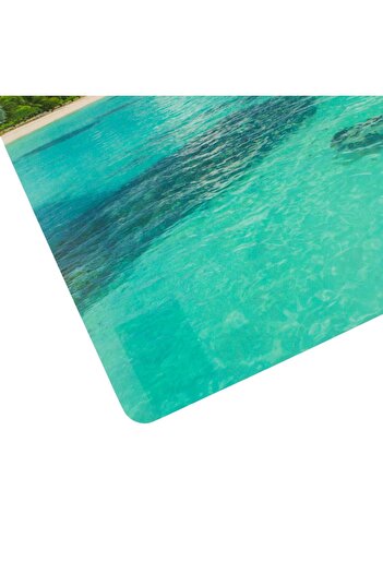 OEM Plate Holder with Beach Boat Pattern 43.5x28.5cm