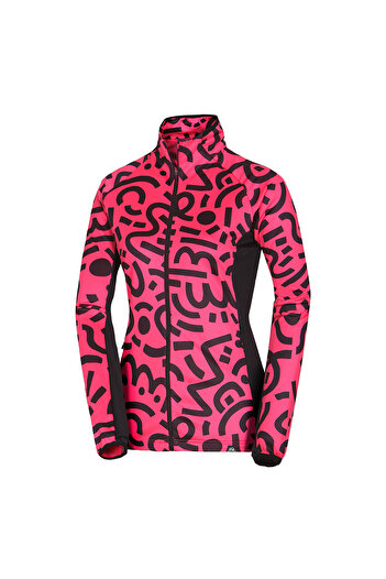 NORTHFINDER Dri-release®DUO women's fleece sweatshirt Zliechova 2 raspberryprint