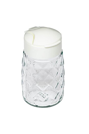 OEM Glass Salt Shaker with White Lid