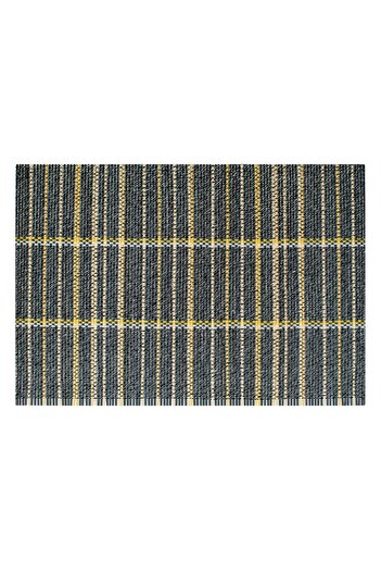 OEM Bamboo Plate Holder Black Yellow Stripes 45x30cm