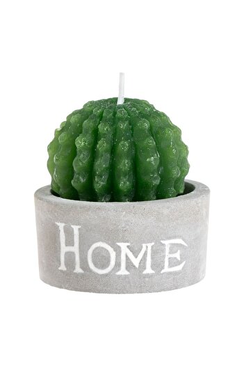 OEM 3D Cactus Summer Candle in Gray Pot Home Ø4.5x5cm