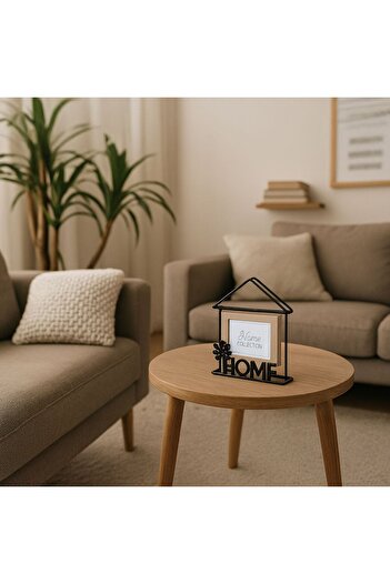 OEM Photo Frame with Metal Frame House "Home" 21x7x23cm