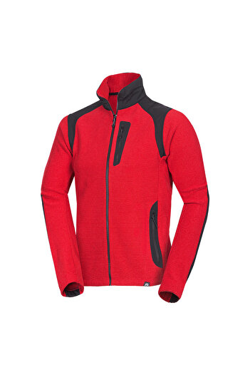 NORTHFINDER Szymon redblack men's trekking blouse