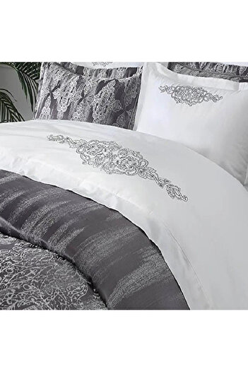 OEM Complete Set Iris Grey, 9 pieces (100% Cotton)