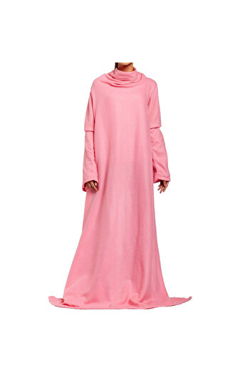 zola Blanket with sleeves, unisex, soft and comfortable, 138x180 cm, pink